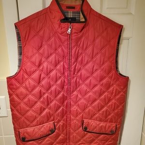 Brooks brothers quilted vest large